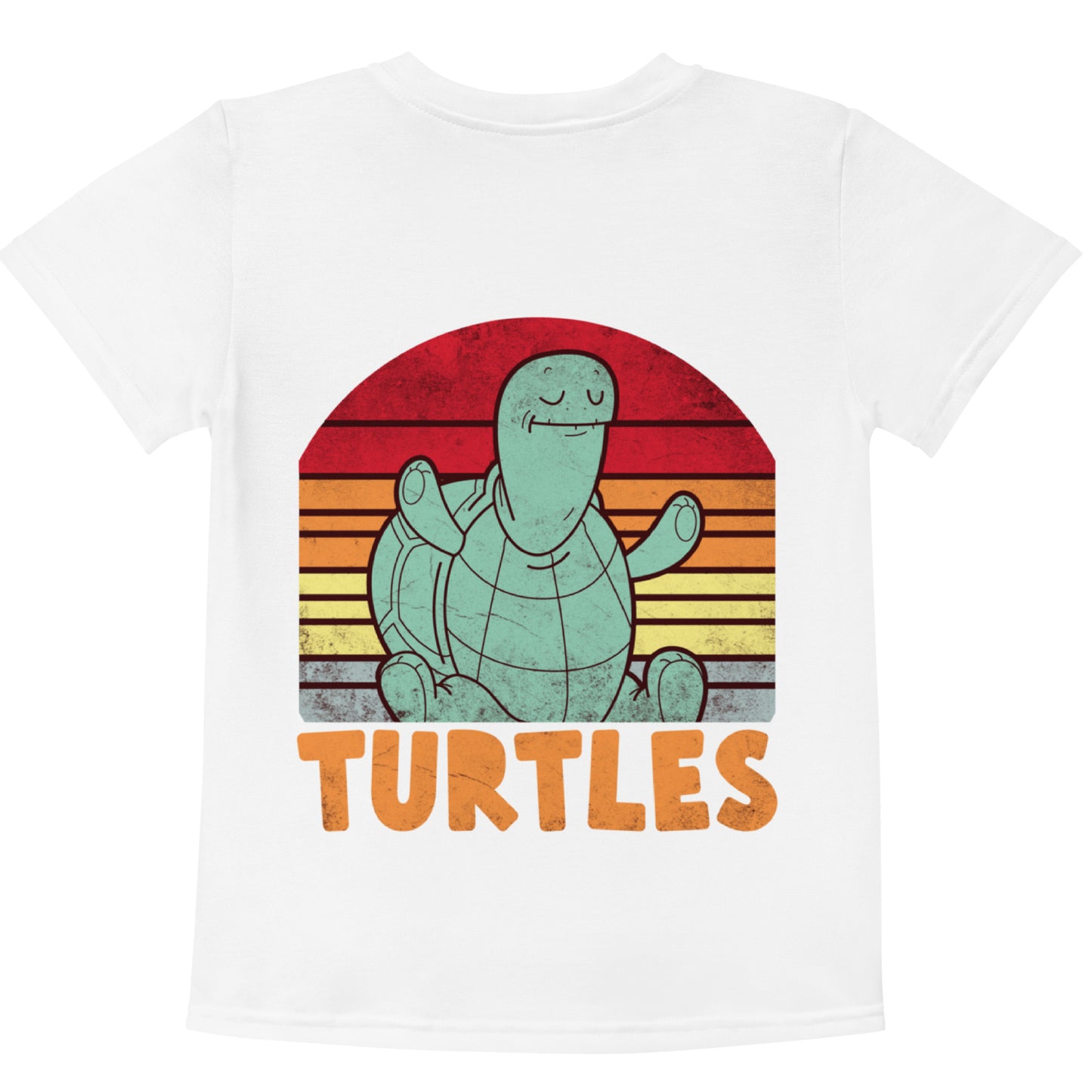 Calm Turtle Kids crew neck t-shirt